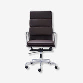 Low-Back Executive Eames Soft Pad Chair EA-217 - Dark Brown leather - Interior Furnishes